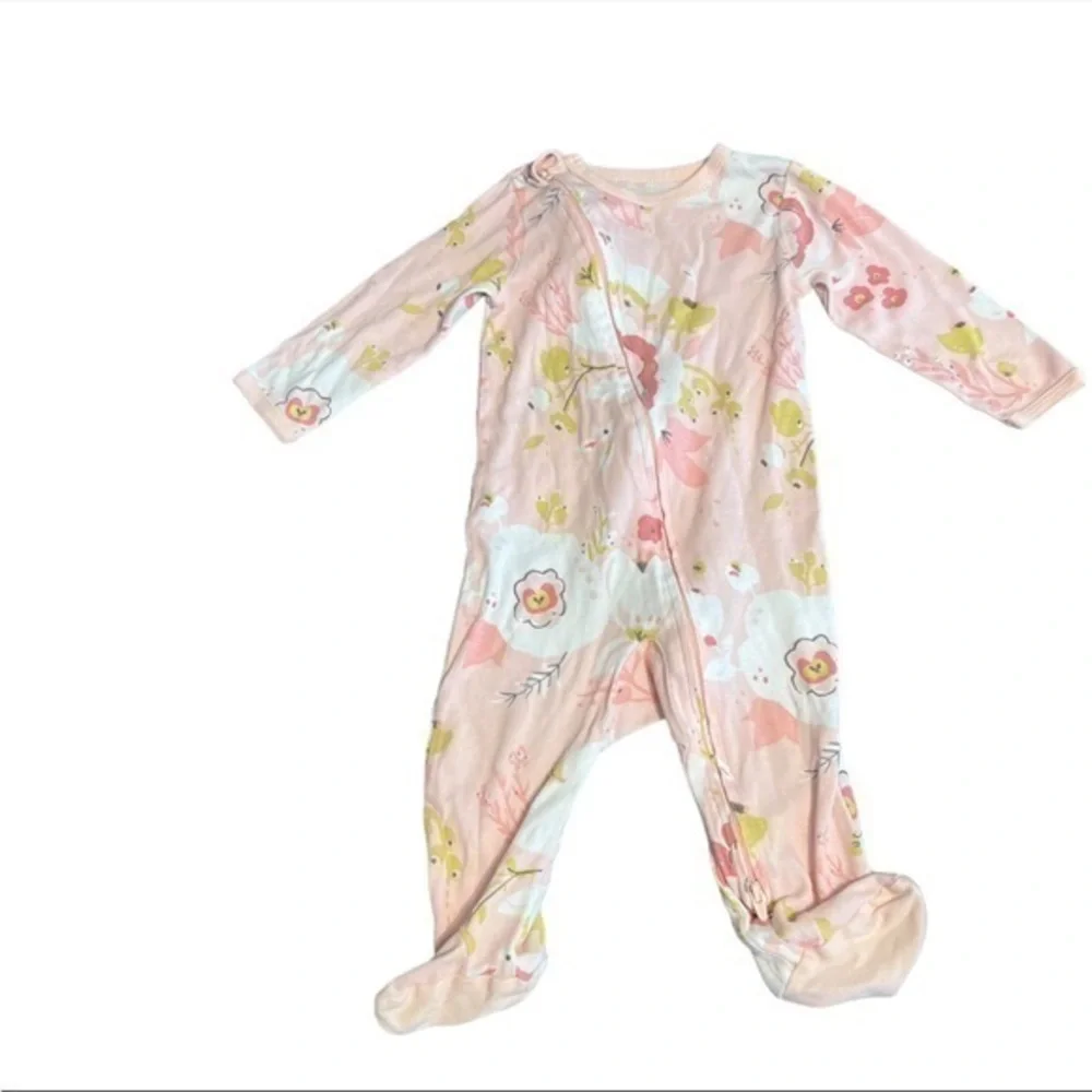 Carters little planet organic Flower footie sleeper 6 months
